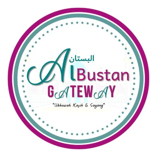 Logo ALBUSTAN GATEWAY agensi travel umrah Singapura