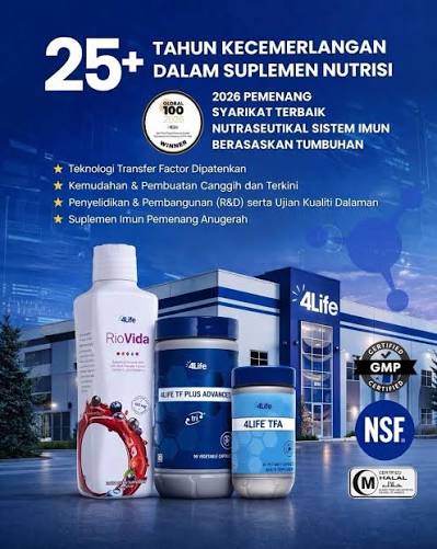 Produk suplemen 4Life Transfer Factor untuk imun badan di Malaysia
