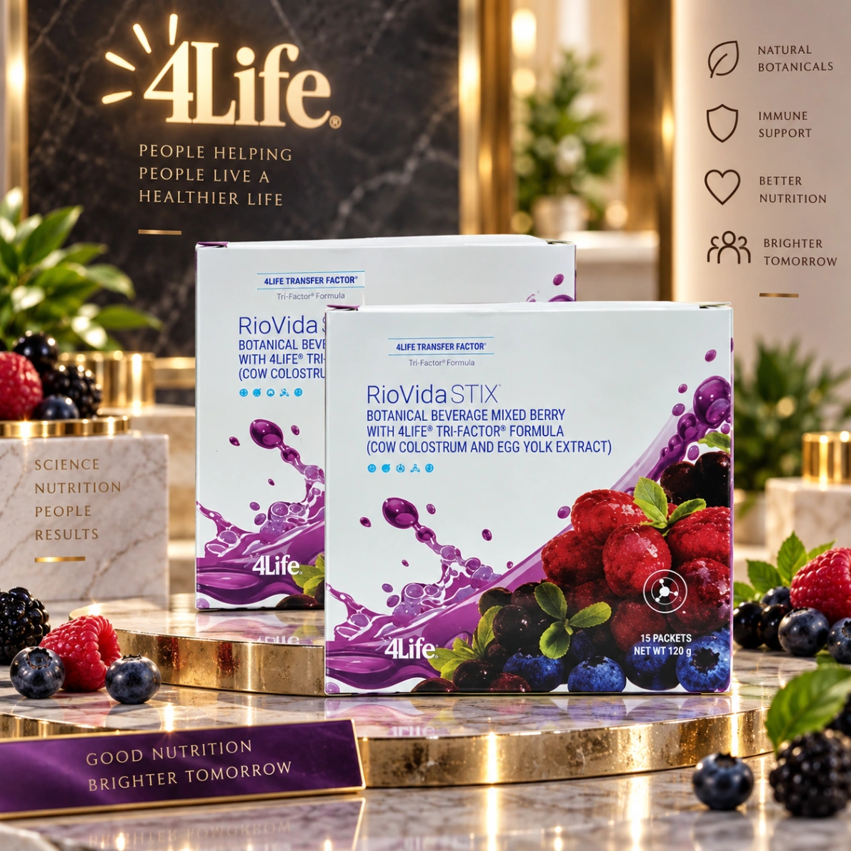 4Life RioVida Stix boxes