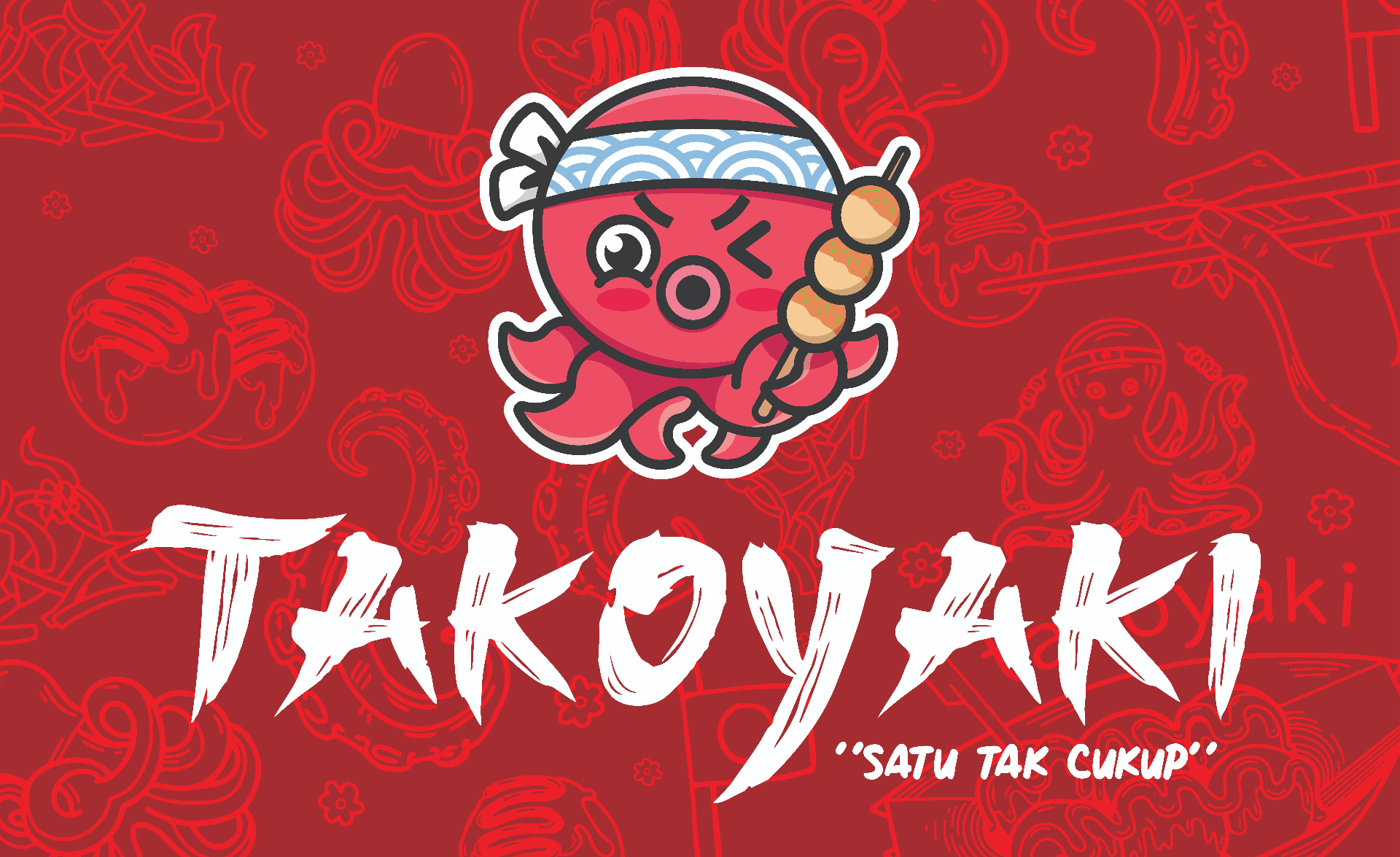 Logo UKAH TAKO pembekal tepung dan sos takoyaki Ayer Hitam Kedah