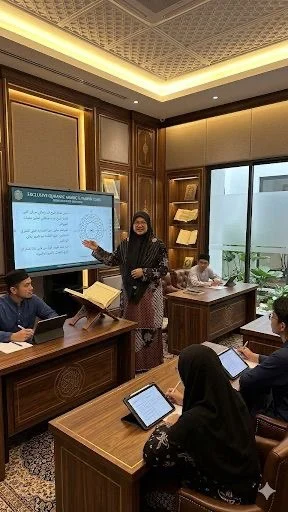 Pelajar dewasa belajar