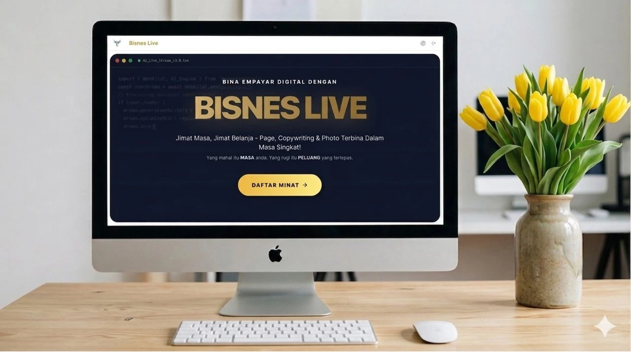 Antara Muka Platform Bisnes Live Yang Mudah